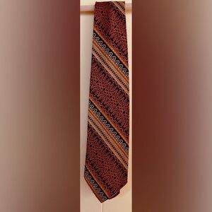 A Design Classic Men’s Tie Orange Multicolor Bohemian
